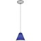 Access Lighting Martini, Pendant, Brushed Steel Finish, Cobalt Glass 28004-1C-BS/COB - alternate 1